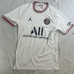 Nike Air Jordan Jumpman Paris PSG Soccer Jersey Size Small